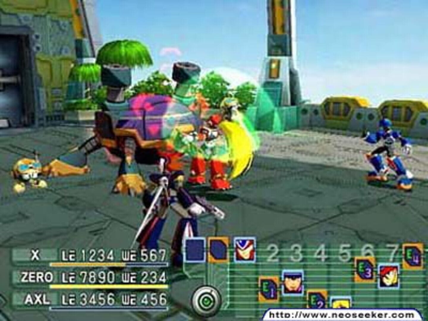 Captura de pantalla - Mega Man X: Command Mission