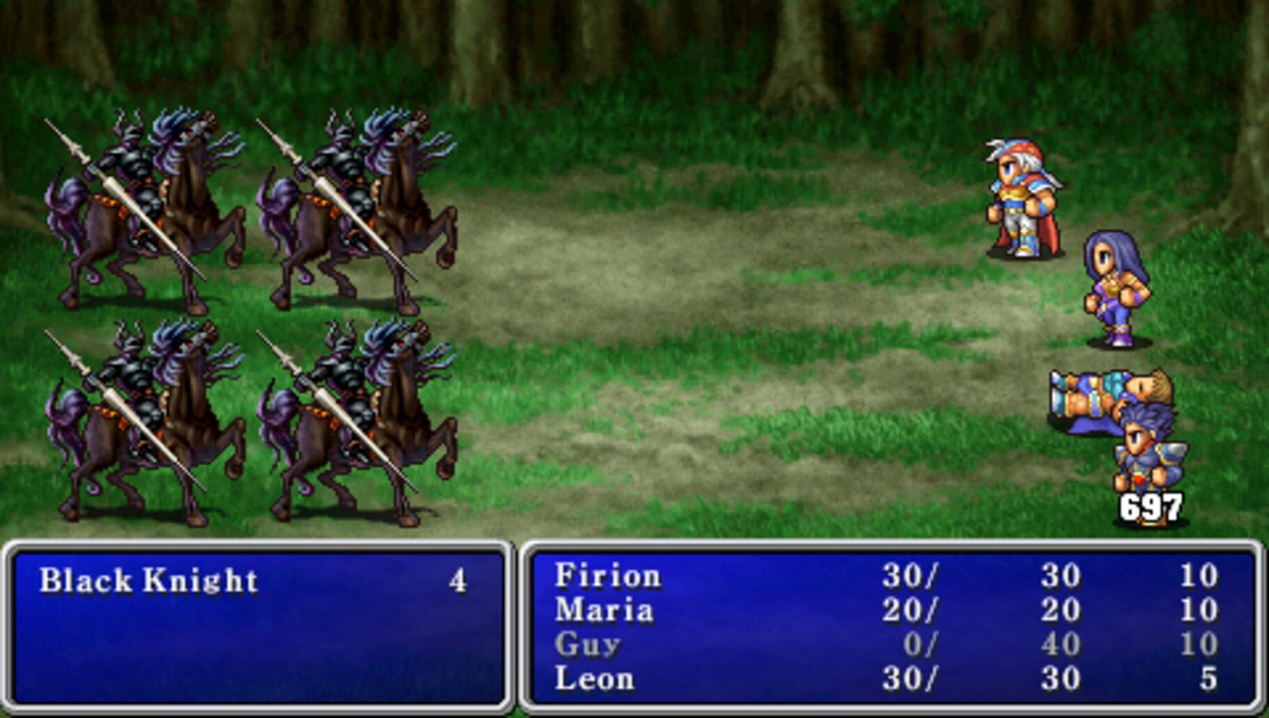 Captura de pantalla - Final Fantasy II: 20th Anniversary Edition