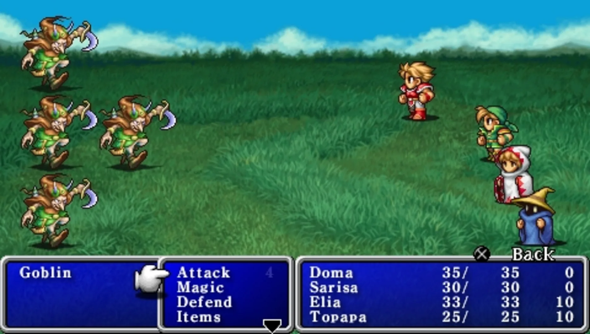 Captura de pantalla - Final Fantasy: 20th Anniversary Edition