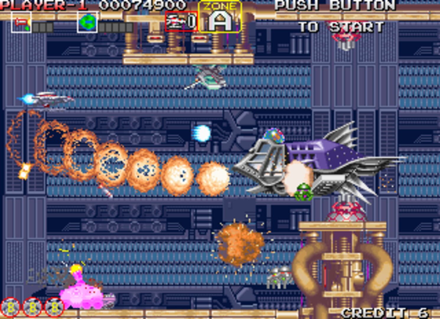 Darius Gaiden screenshot