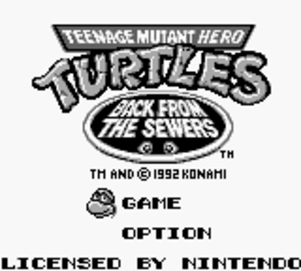 Captura de pantalla - Teenage Mutant Ninja Turtles II: Back from the Sewers