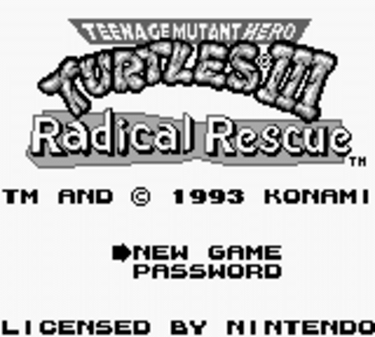 Teenage Mutant Ninja Turtles III: Radical Rescue screenshot