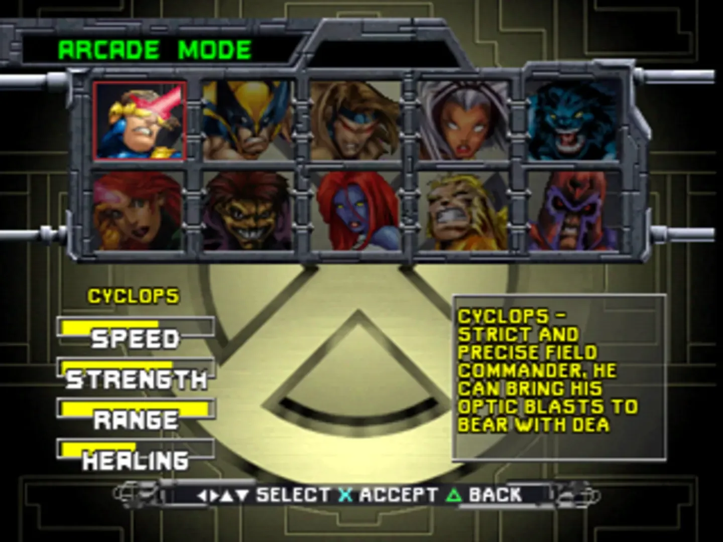 Captura de pantalla - X-Men: Mutant Academy