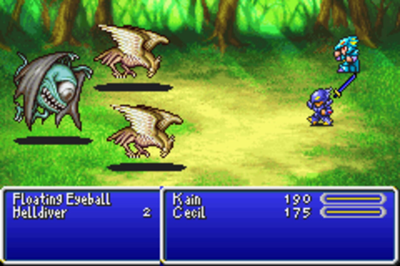 Captura de pantalla - Final Fantasy IV Advance