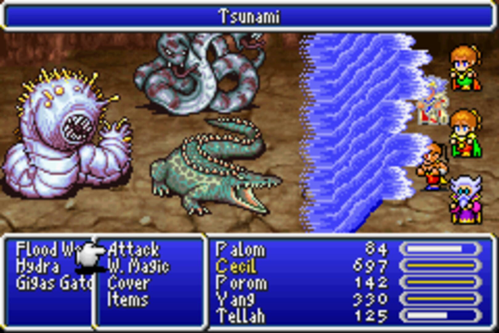 Captura de pantalla - Final Fantasy IV Advance