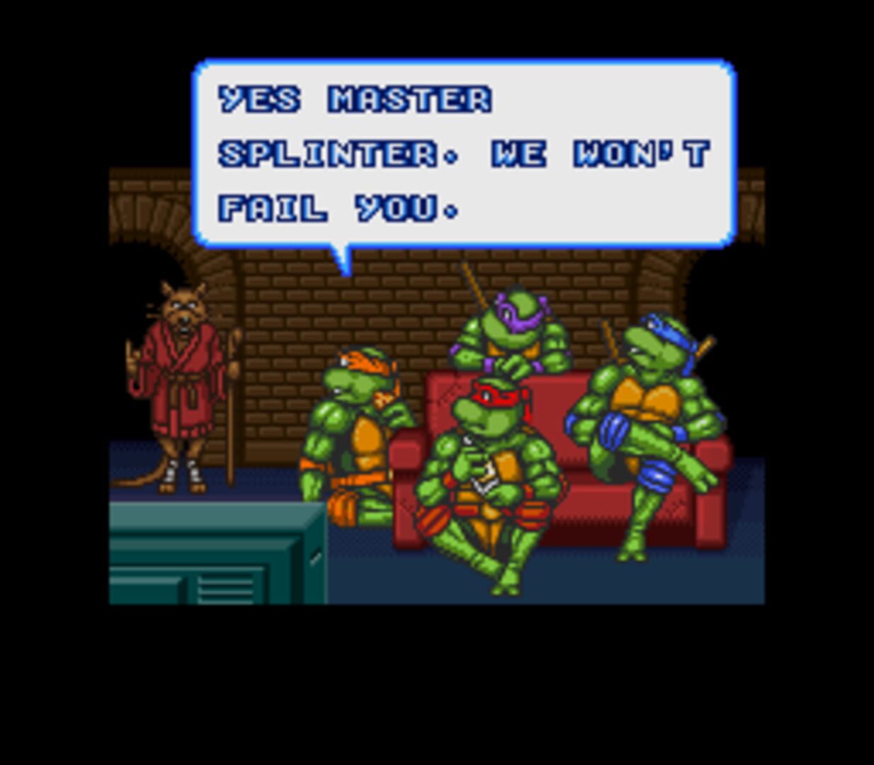 Captura de pantalla - Teenage Mutant Ninja Turtles: Tournament Fighters