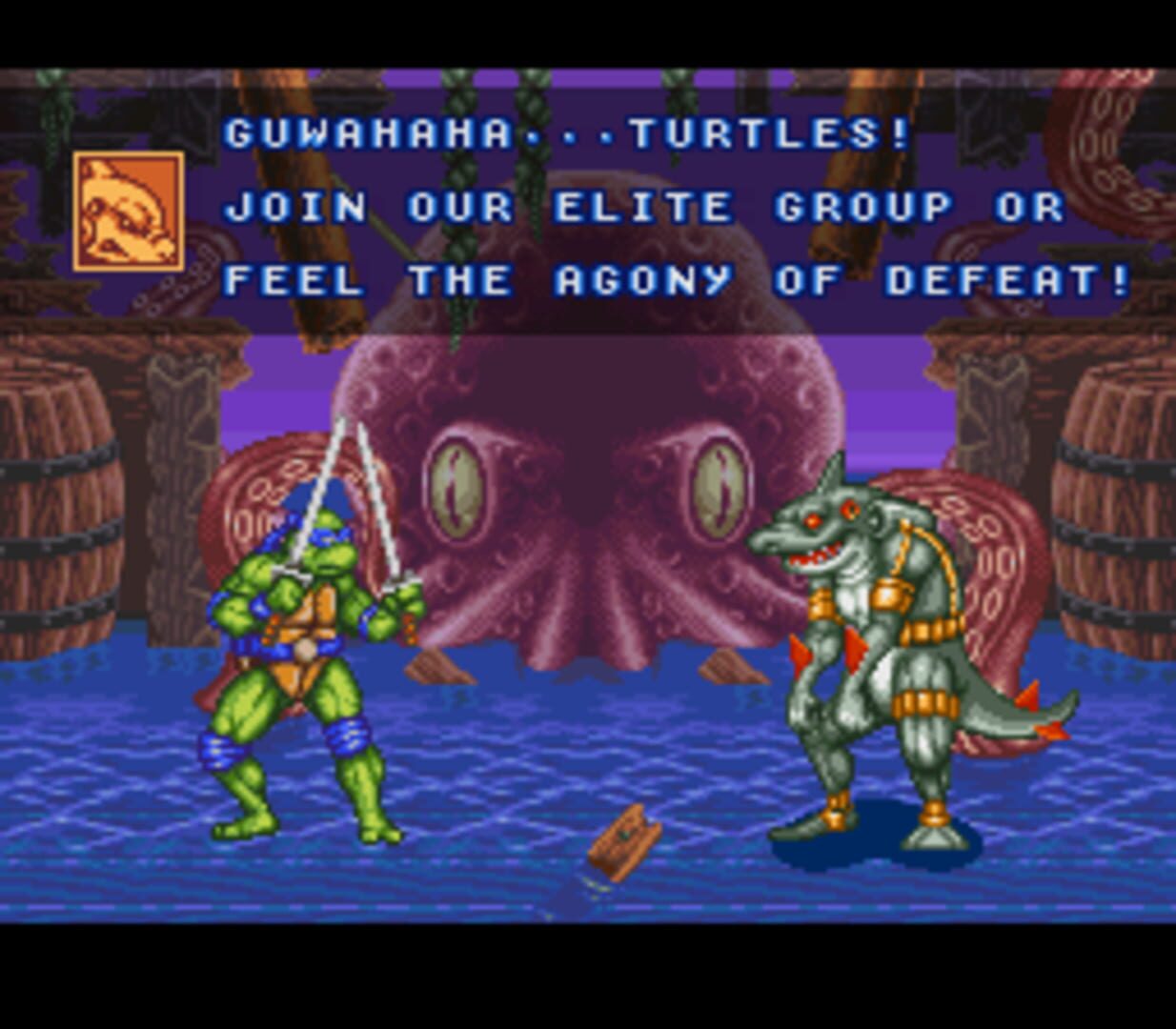 Captura de pantalla - Teenage Mutant Ninja Turtles: Tournament Fighters