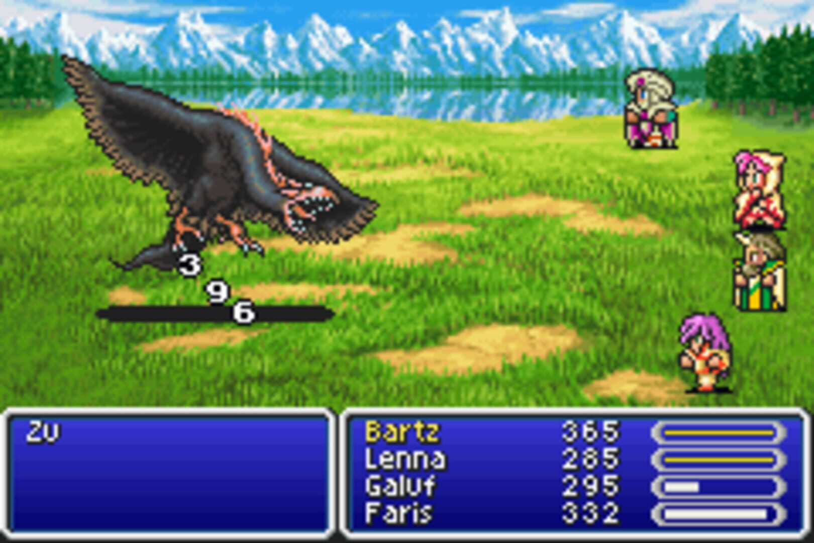 Captura de pantalla - Final Fantasy V Advance