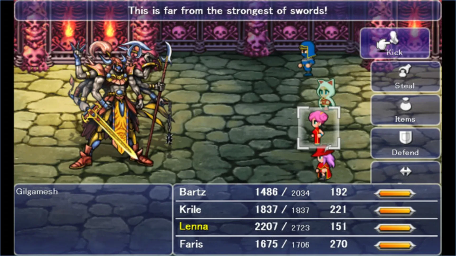Captura de pantalla - Final Fantasy V