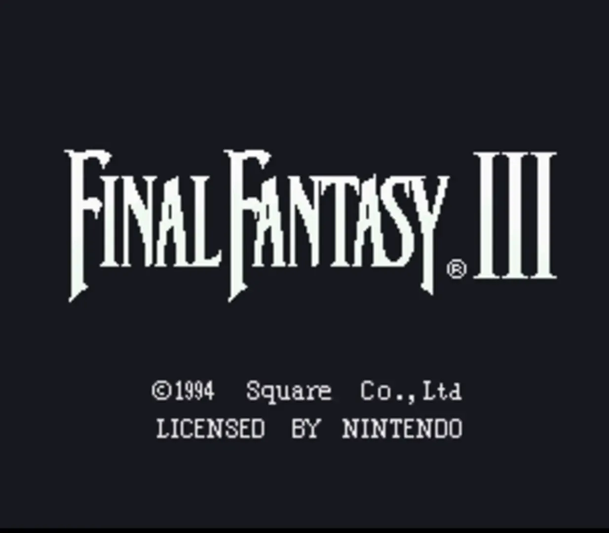 Captura de pantalla - Final Fantasy III