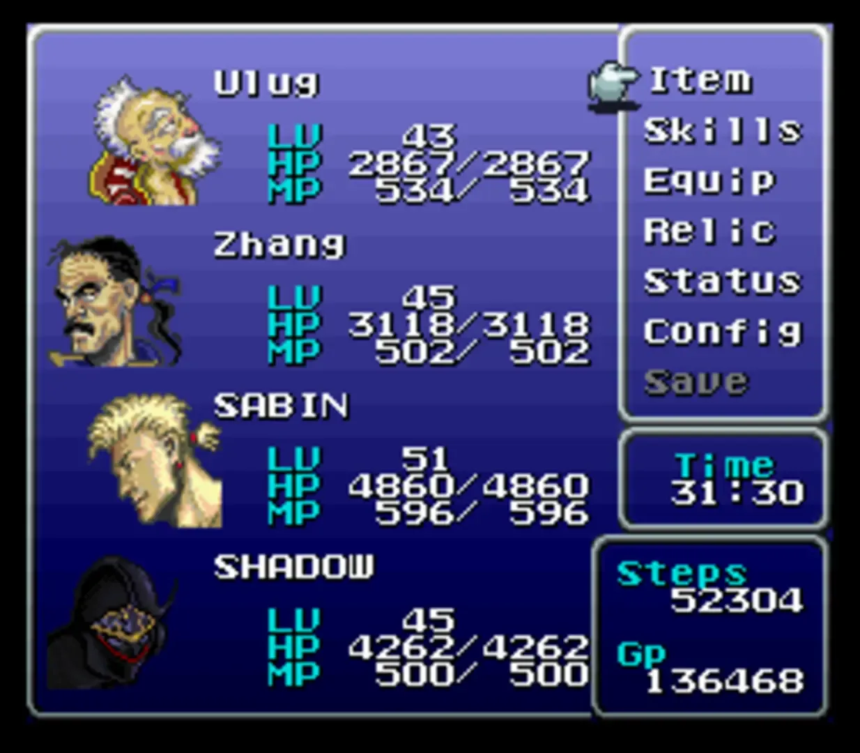 Captura de pantalla - Final Fantasy III