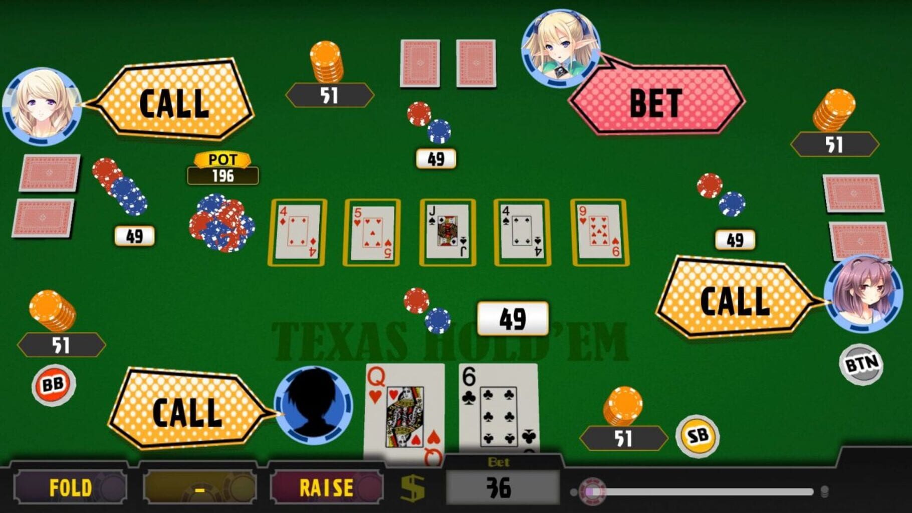 Poker Pretty Girls Battle: Fantasy World Edition screenshot