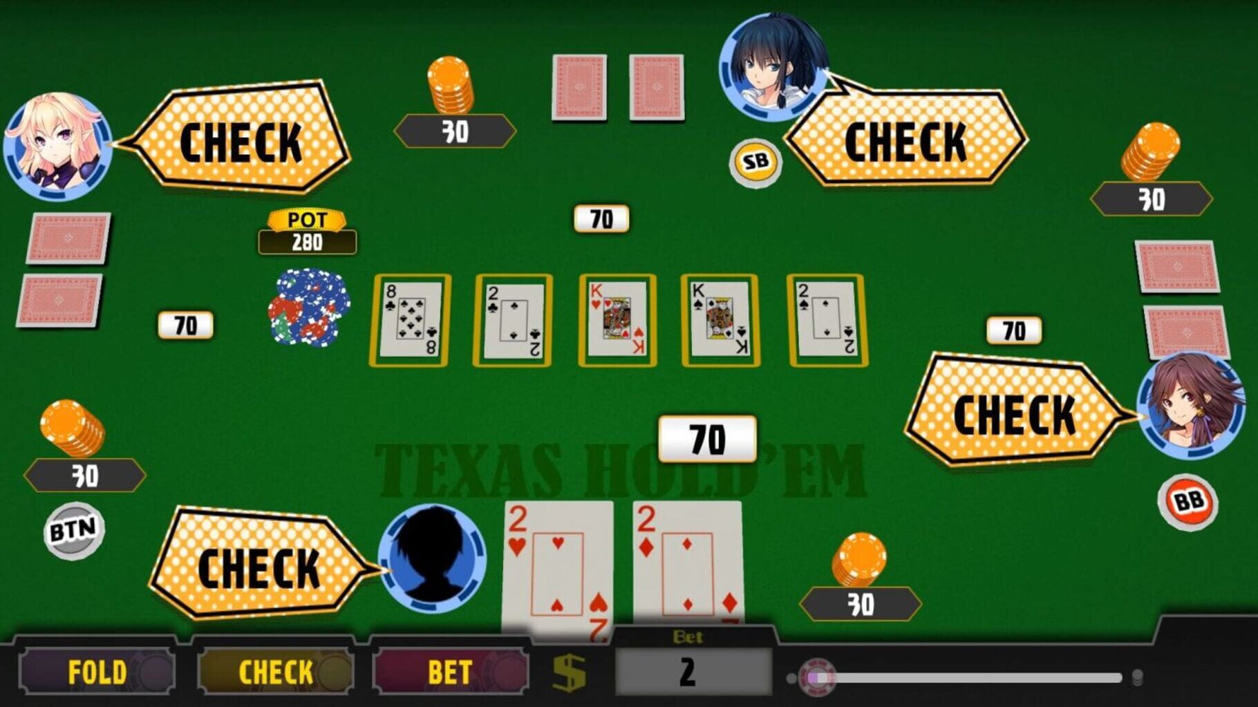 Poker Pretty Girls Battle: Fantasy World Edition screenshot