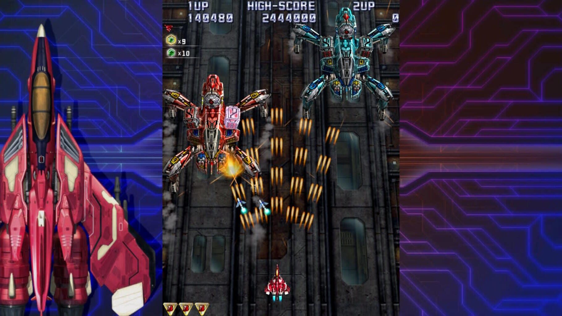 Raiden IV x Mikado Remix screenshot