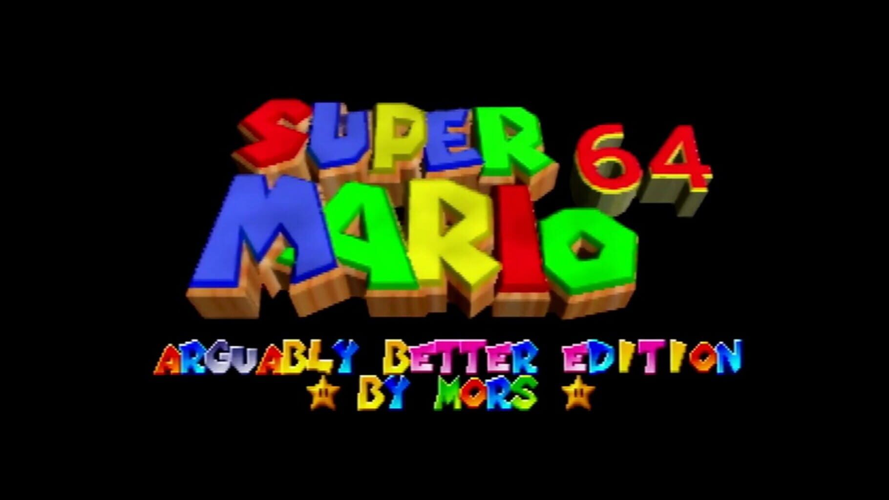 Captura de pantalla - Super Mario 64: Arguably Better Edition