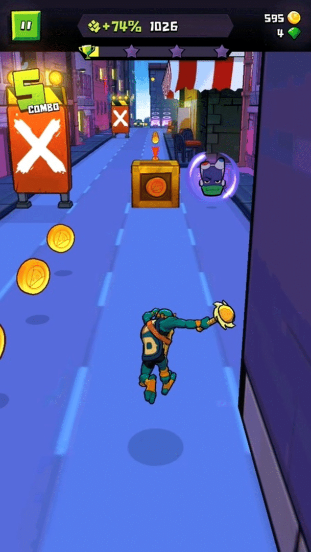 Rise of the Teenage Mutant Ninja Turtles: Ninja Run screenshot