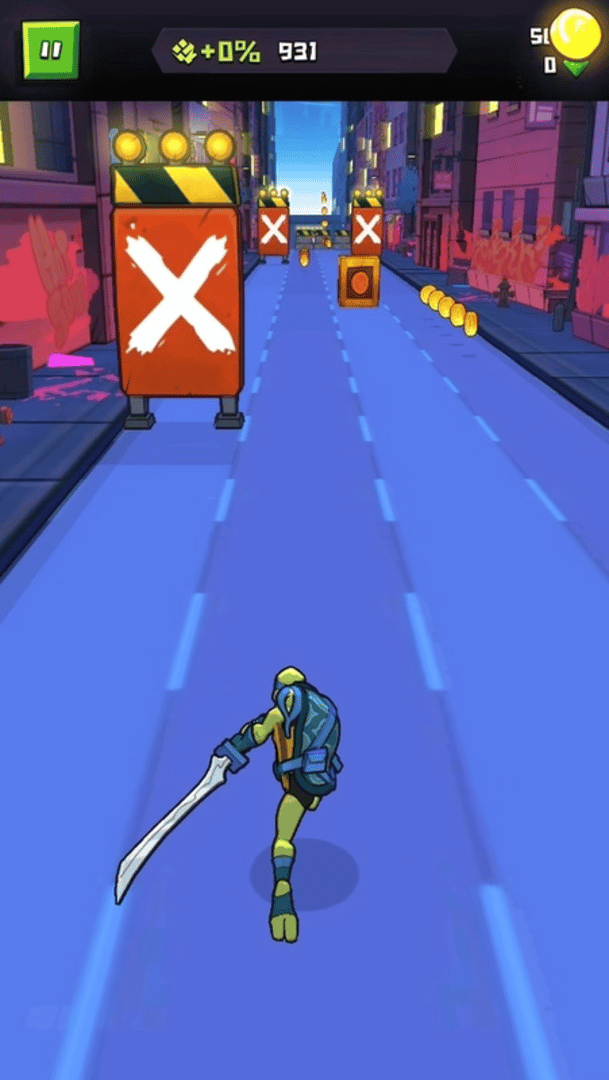 Rise of the Teenage Mutant Ninja Turtles: Ninja Run screenshot