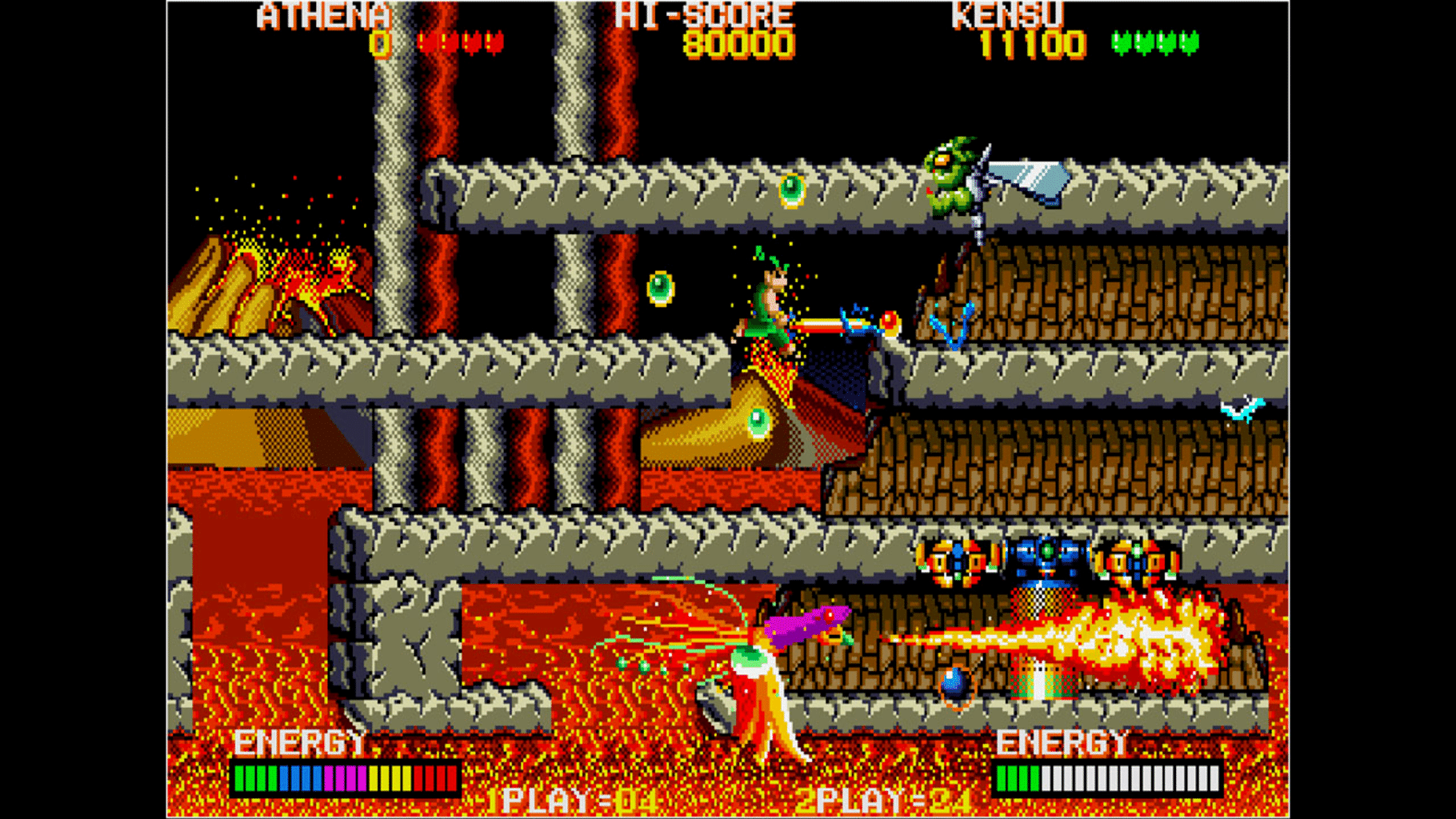 Arcade Archives: Psycho Soldier screenshot