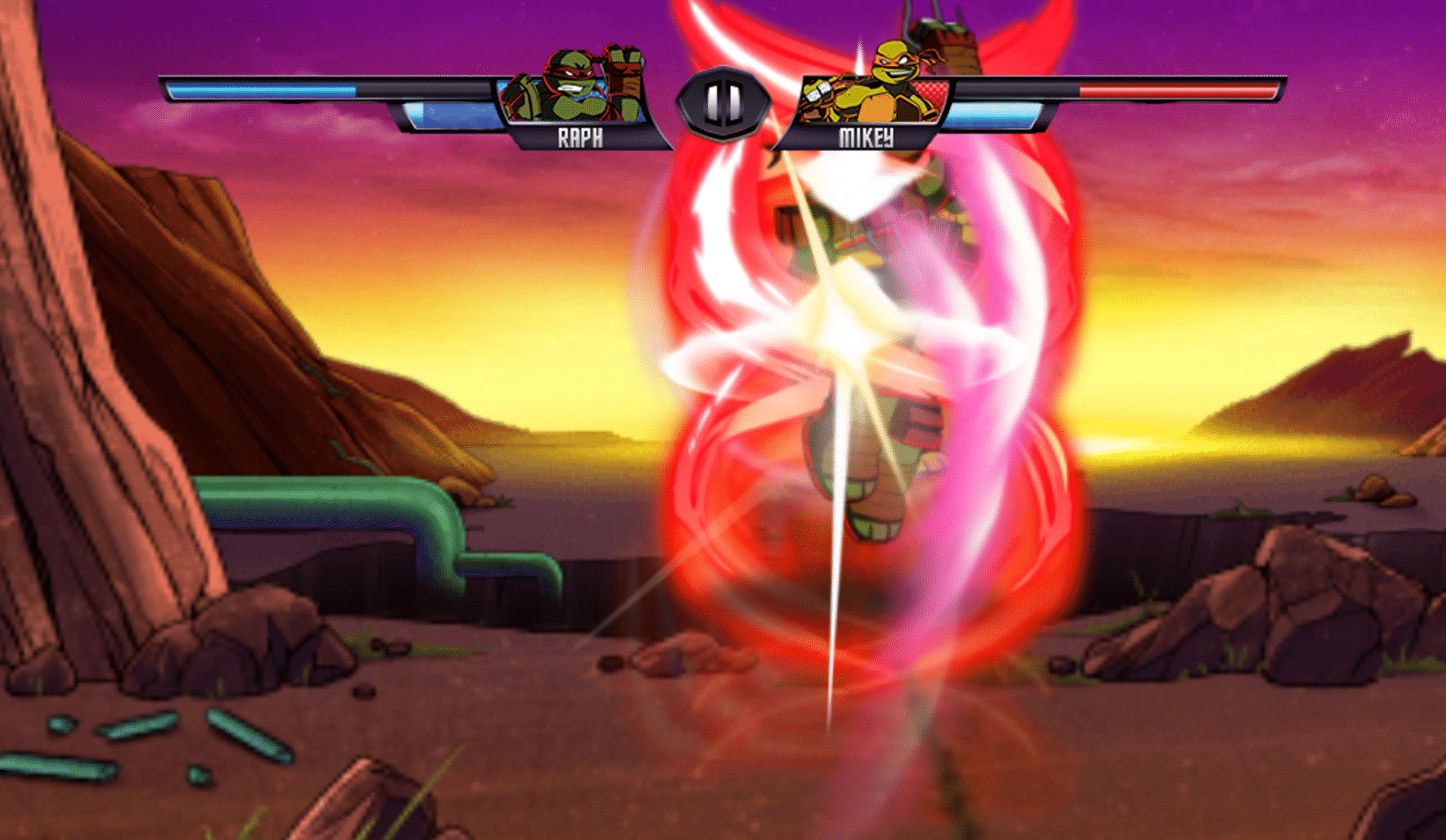 Teenage Mutant Ninja Turtles VS Power Rangers: Ultimate Hero Clash! screenshot