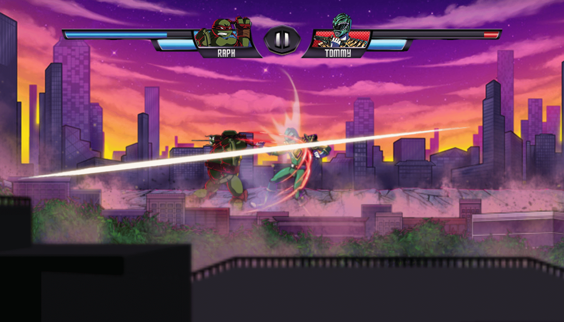 Teenage Mutant Ninja Turtles VS Power Rangers: Ultimate Hero Clash! screenshot