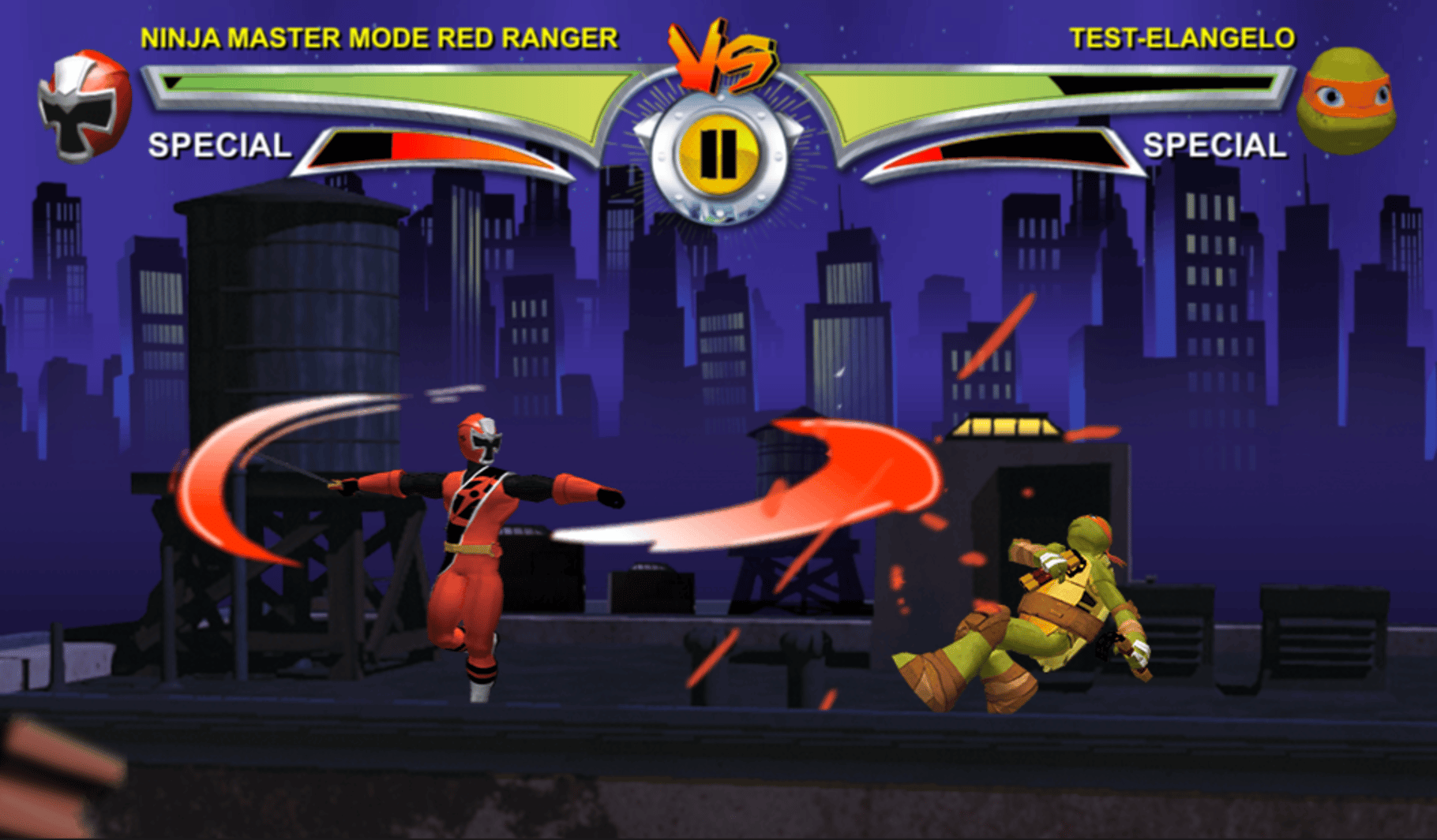 Power Rangers vs Teenage Mutant Ninja Turtles: Ultimate Hero Clash 2 screenshot