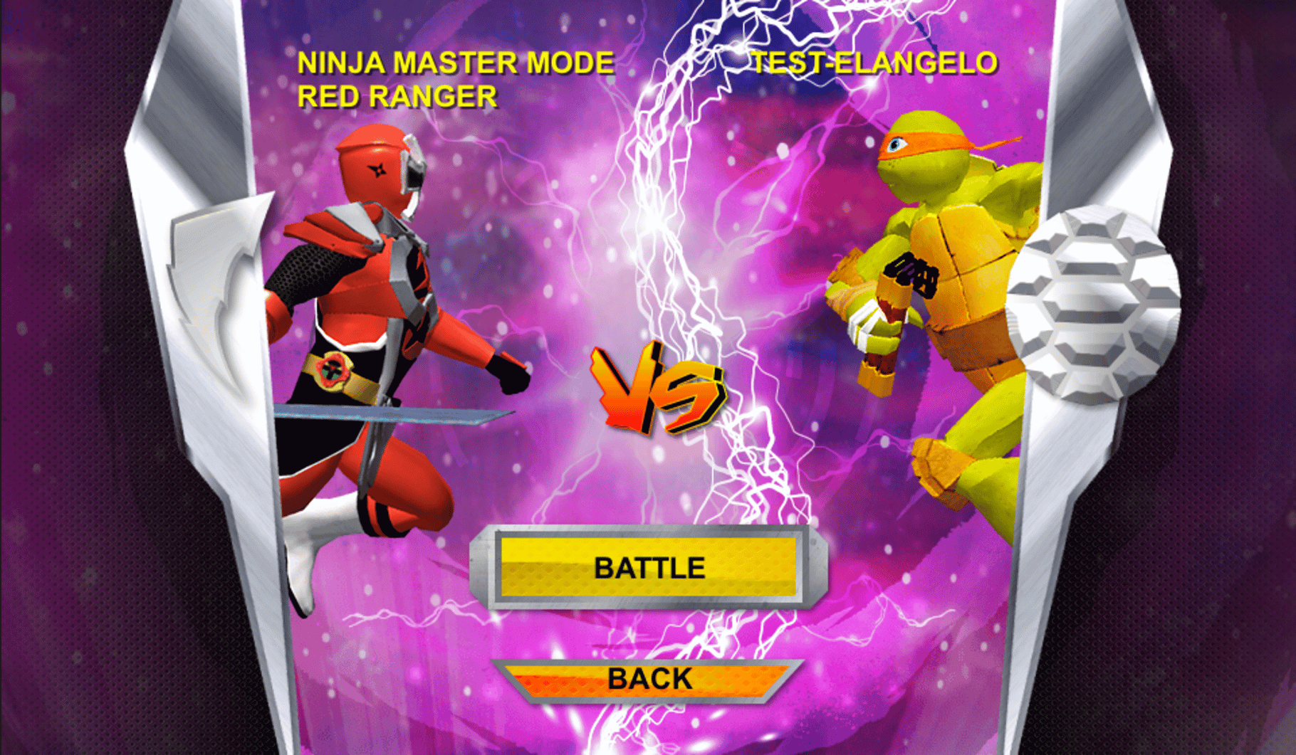 Power Rangers vs Teenage Mutant Ninja Turtles: Ultimate Hero Clash 2 screenshot