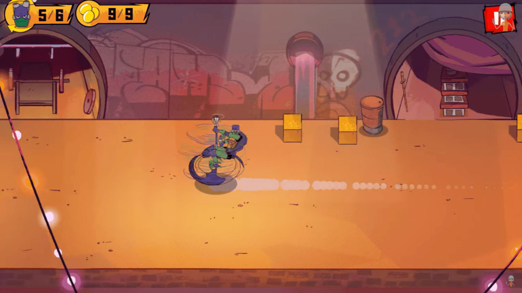 Rise of the Teenage Mutant Ninja Turtles: Bumper Bros screenshot