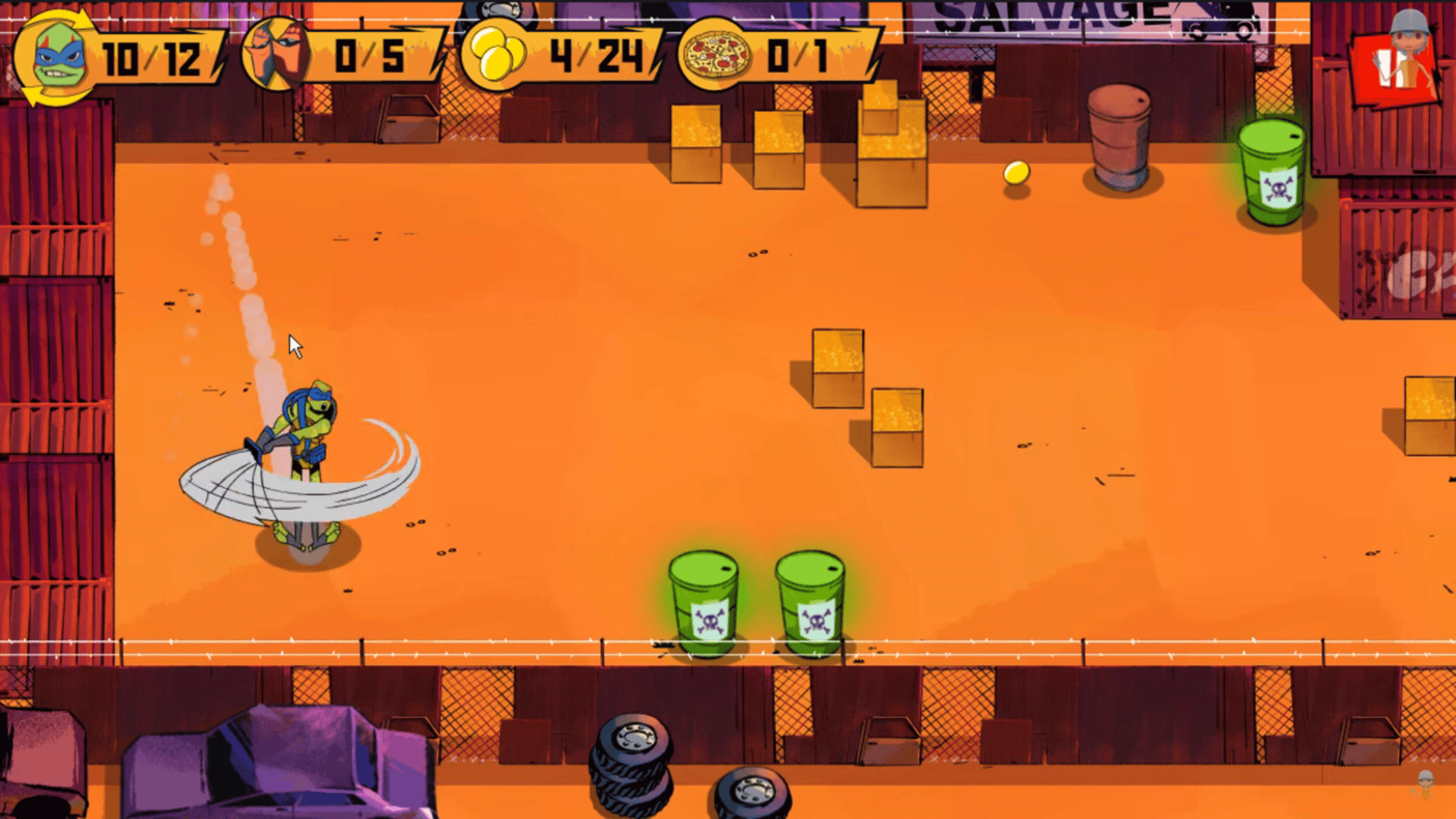 Rise of the Teenage Mutant Ninja Turtles: Bumper Bros screenshot