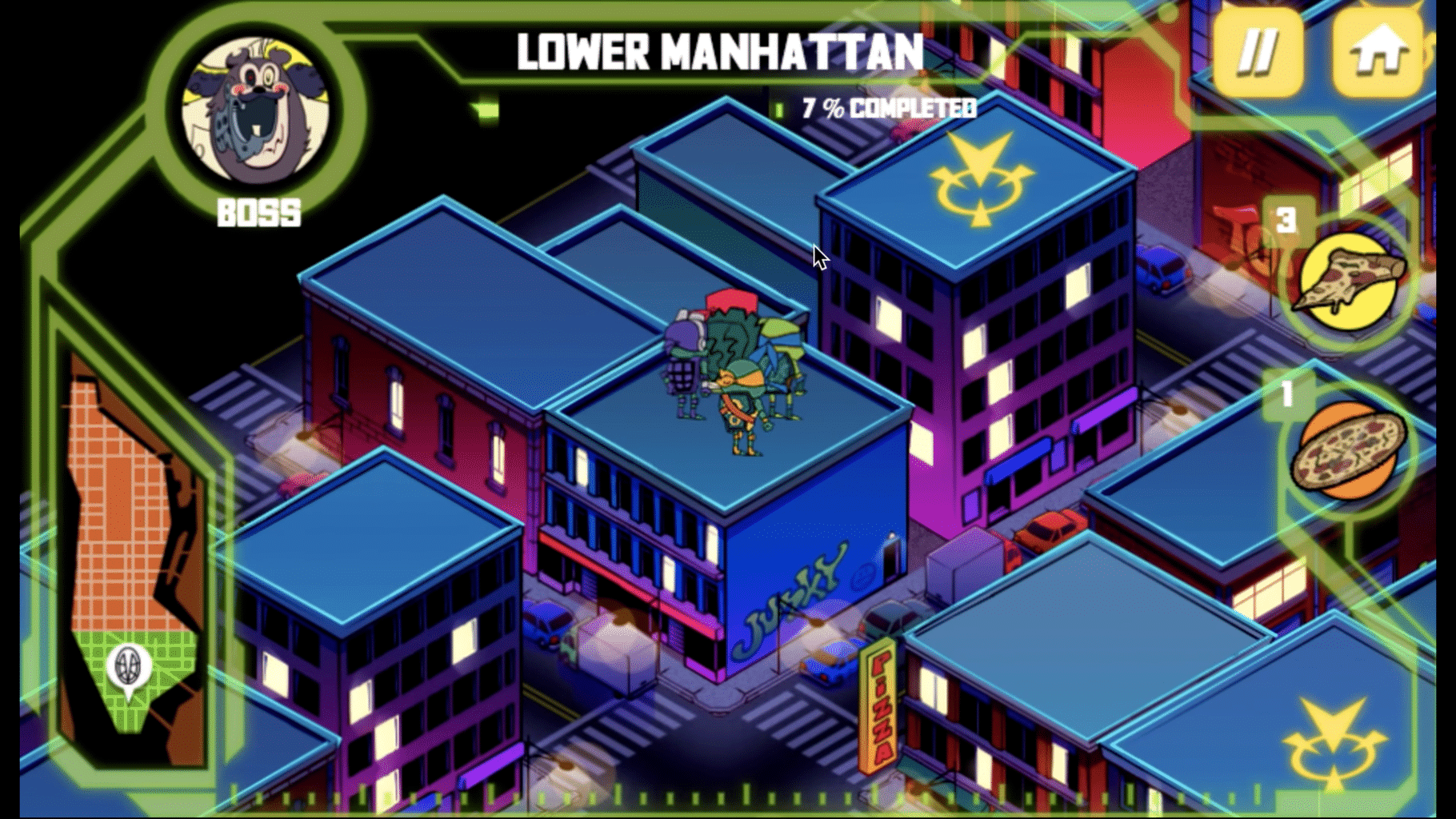 Rise of the Teenage Mutant Ninja Turtles: City Showdown screenshot