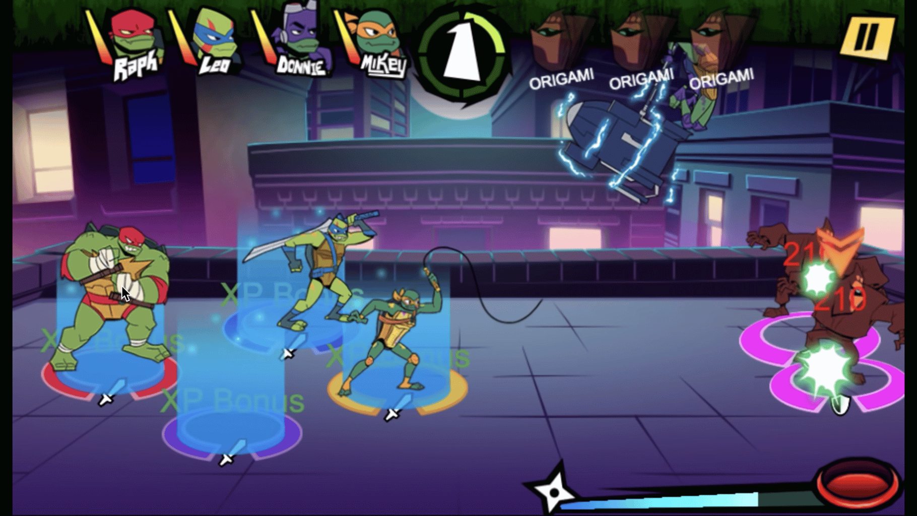 Rise of the Teenage Mutant Ninja Turtles: City Showdown screenshot