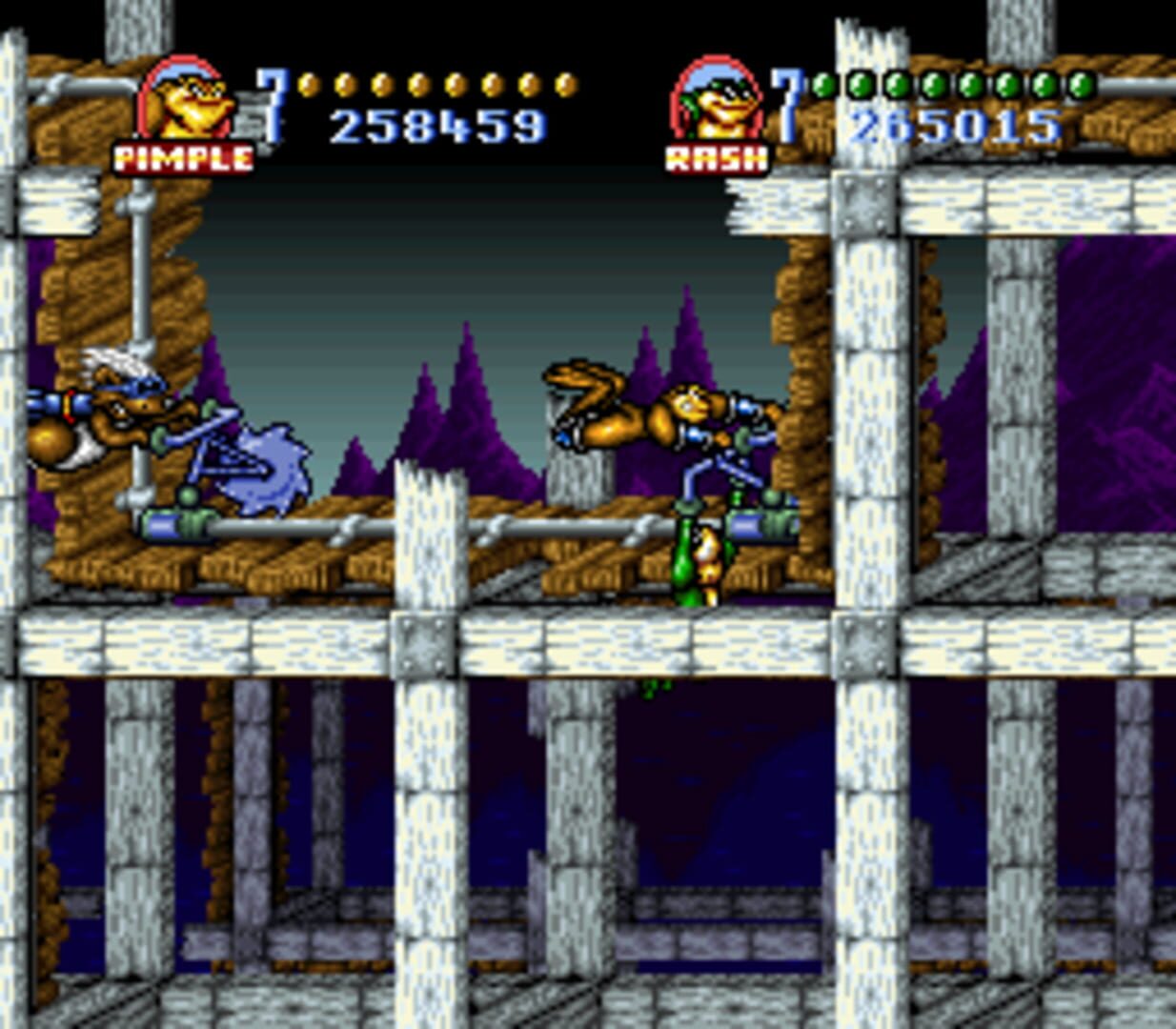 Captura de pantalla - Battletoads In Battlemaniacs
