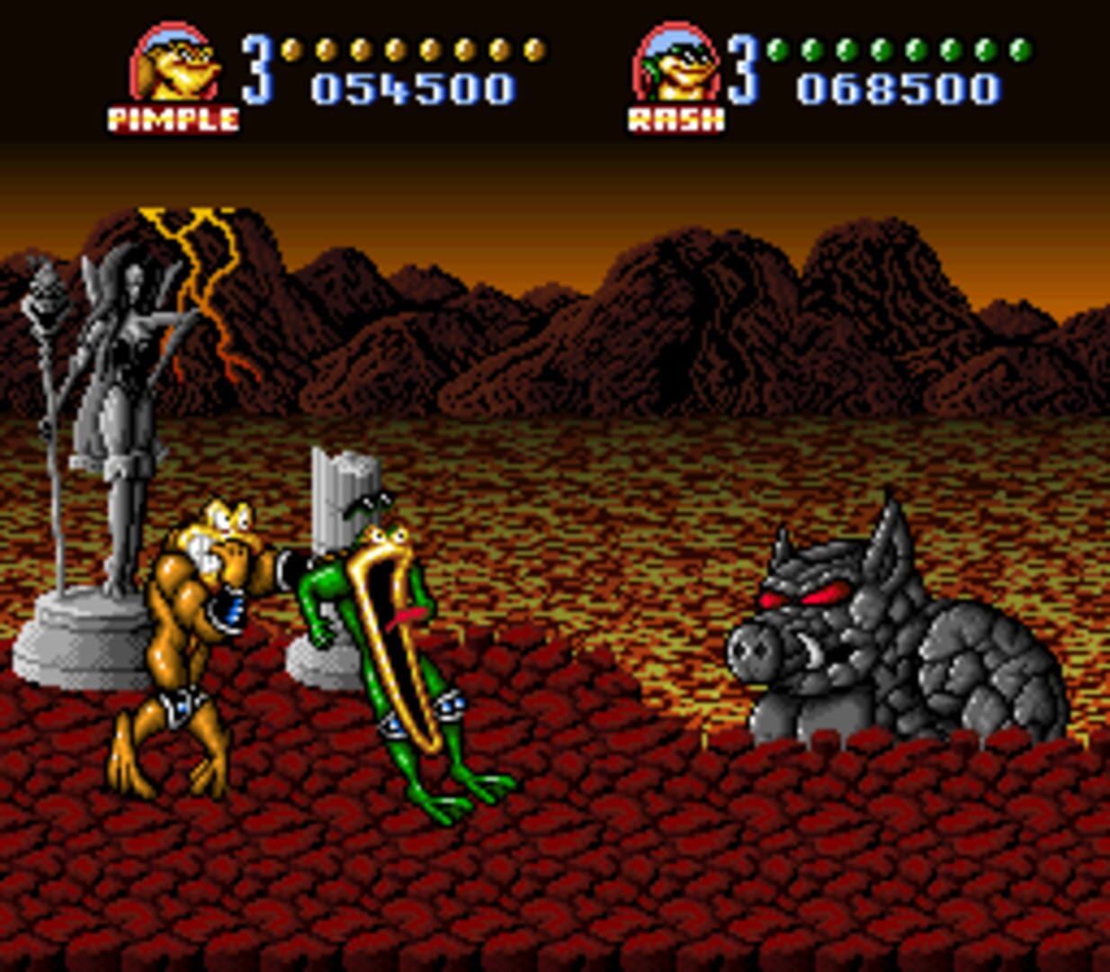 Captura de pantalla - Battletoads In Battlemaniacs