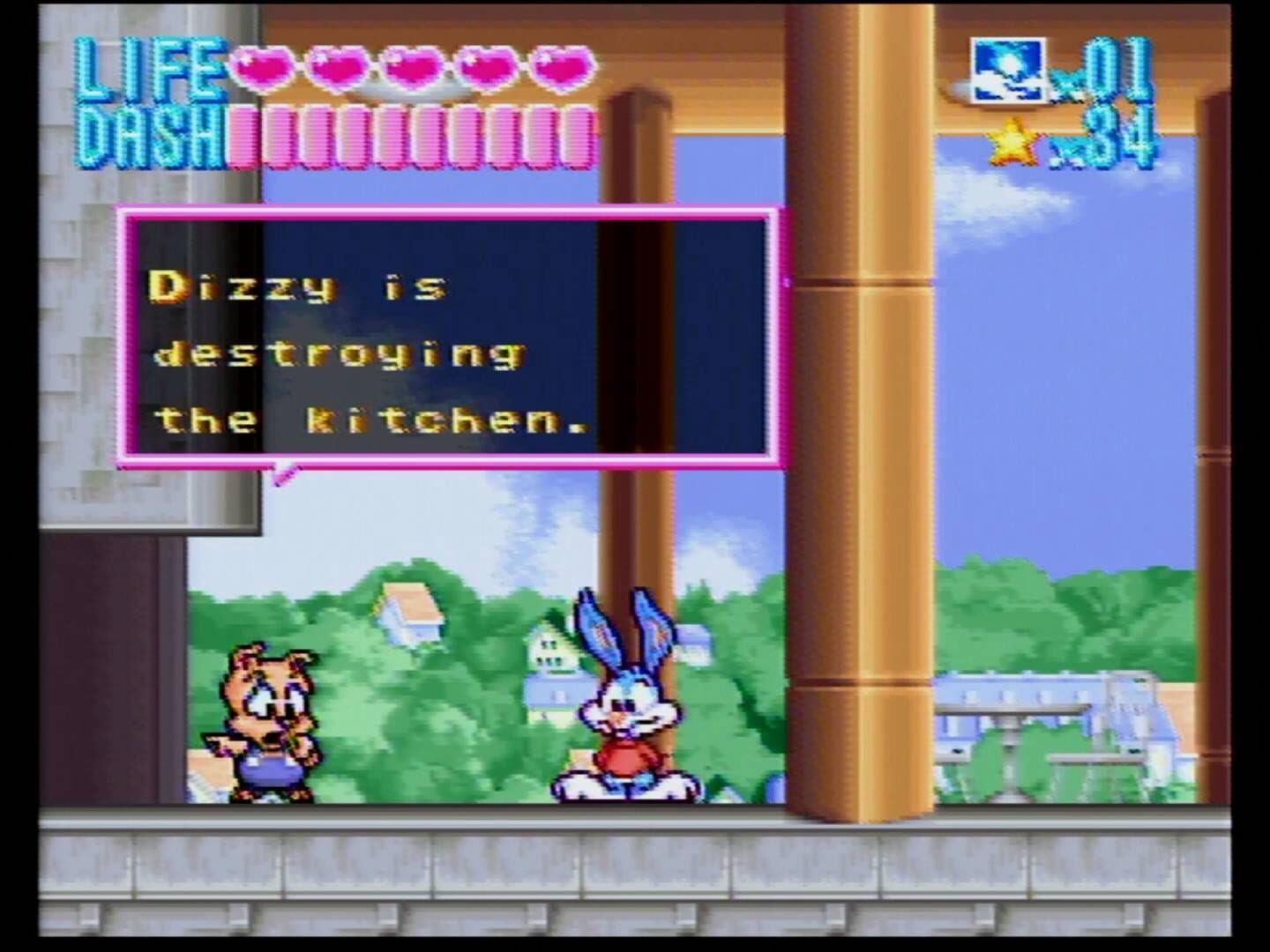 Captura de pantalla - Tiny Toon Adventures: Buster Busts Loose!