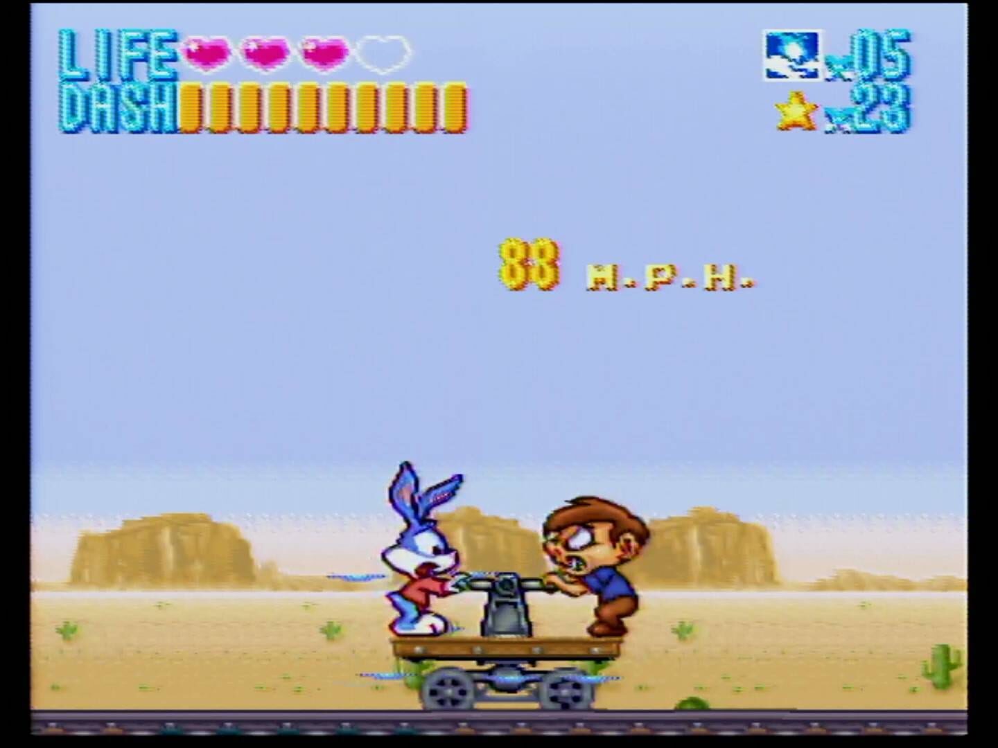 Captura de pantalla - Tiny Toon Adventures: Buster Busts Loose!