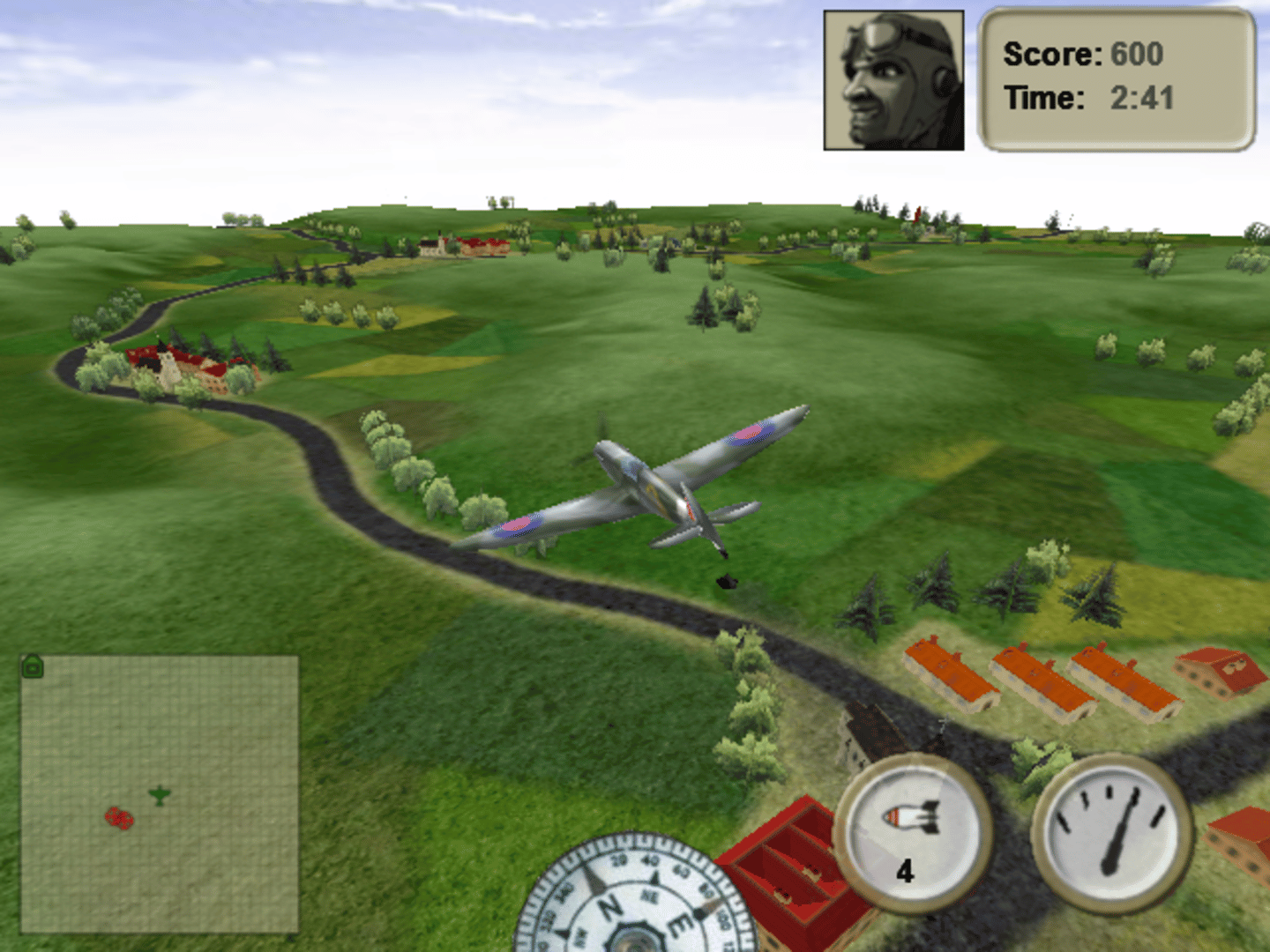 WWII Aerial Dogfight screenshot