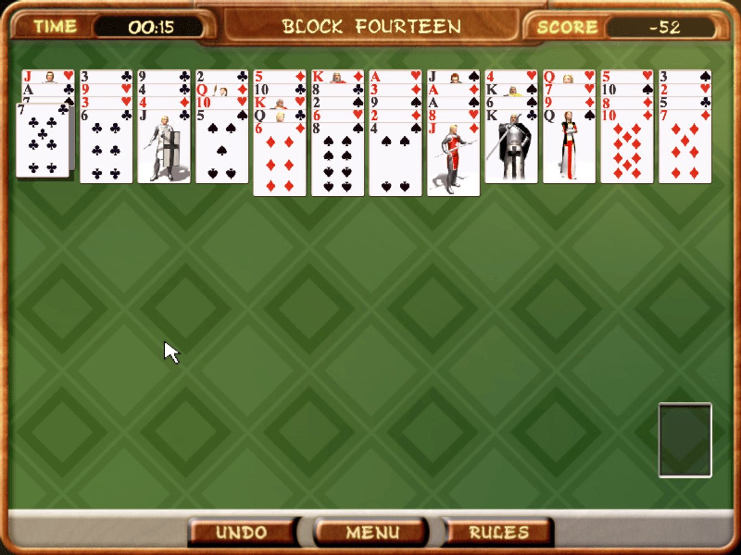 Pyramid Solitaire Gold screenshot