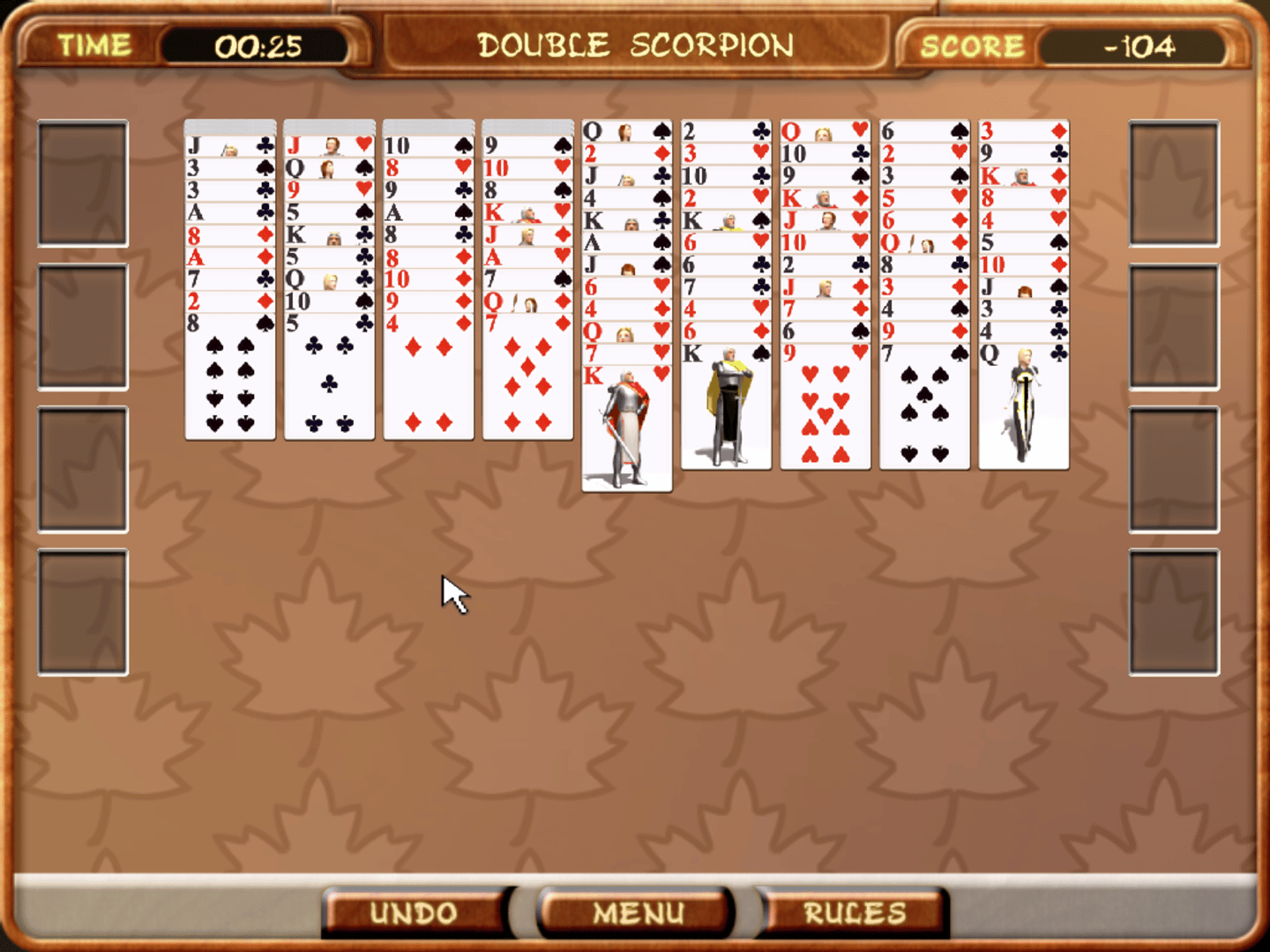 Spider Solitaire Gold screenshot