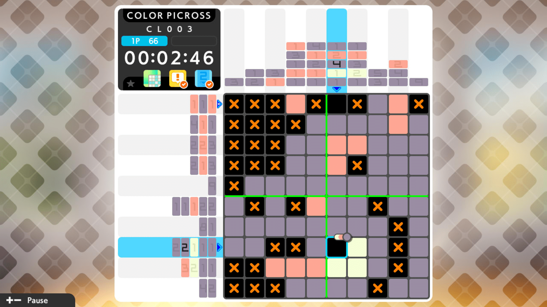 Picross S6 screenshot