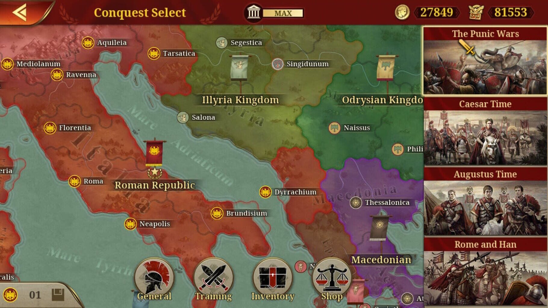 Great Conqueror: Rome screenshot