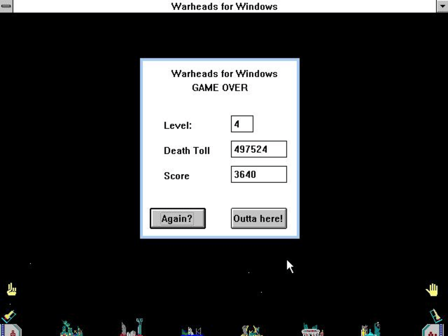 Warheads for Windows screenshot