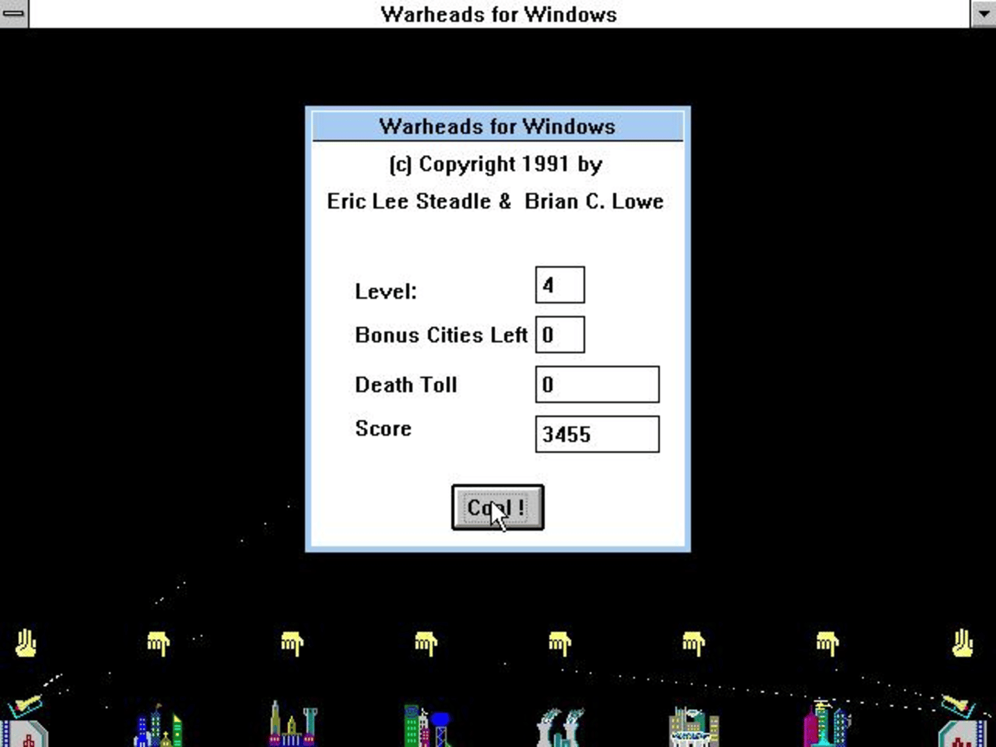 Warheads for Windows screenshot