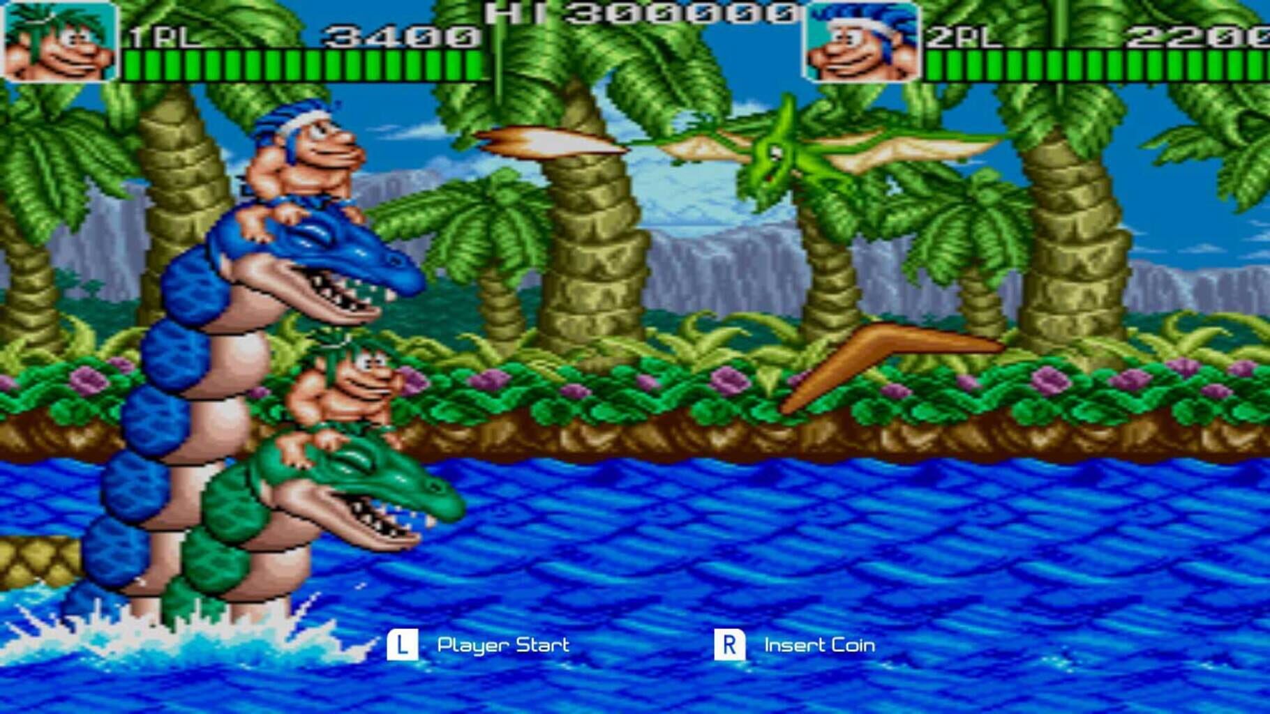 Johnny Turbo's Arcade: Joe and Mac Caveman Ninja screenshot