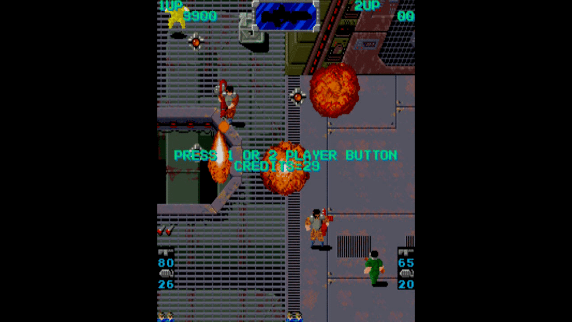 Johnny Turbo's Arcade: Heavy Barrel screenshot