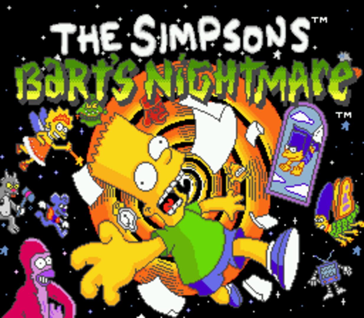 Captura de pantalla - The Simpsons: Bart's Nightmare