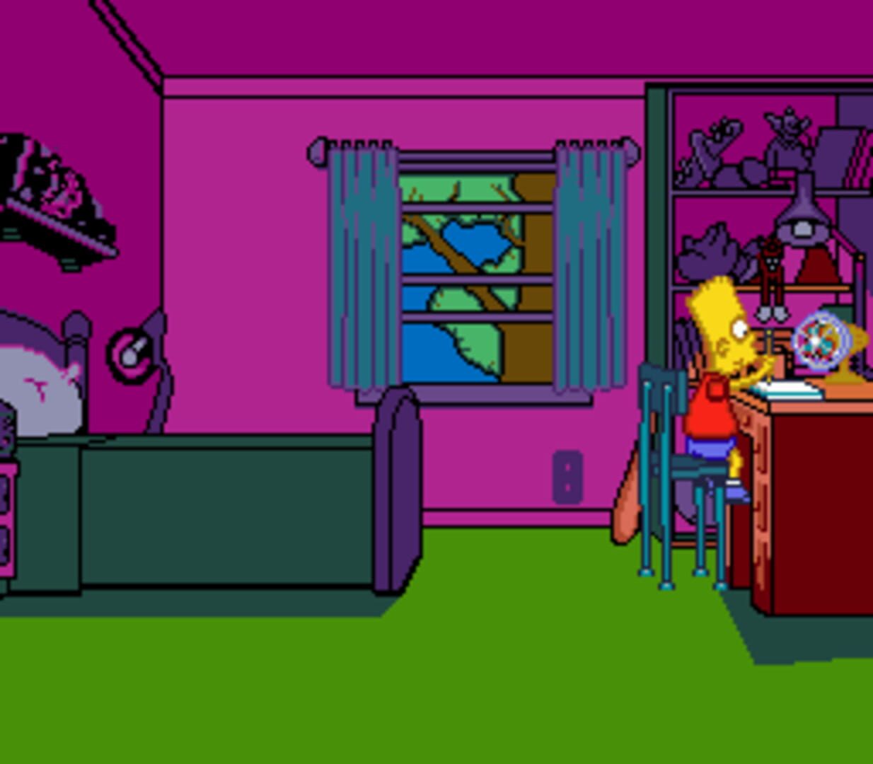 Captura de pantalla - The Simpsons: Bart's Nightmare