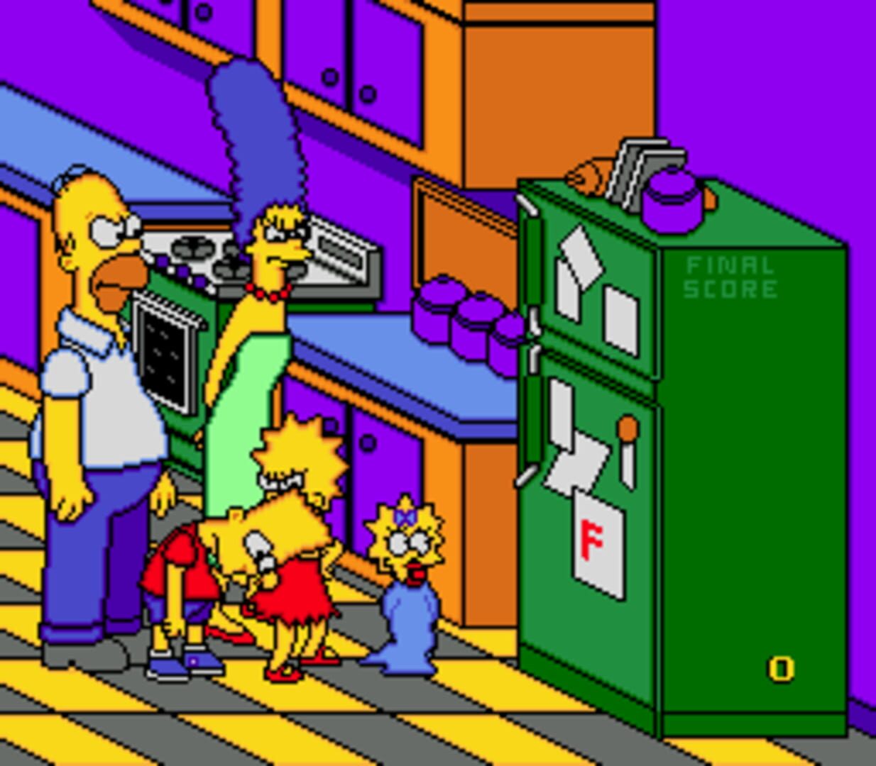 Captura de pantalla - The Simpsons: Bart's Nightmare