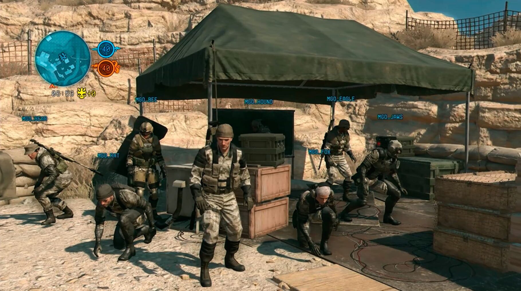 Captura de pantalla - Metal Gear Online
