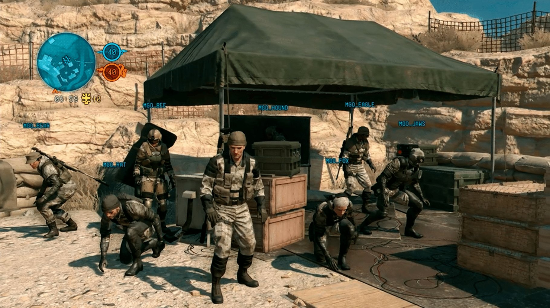 Metal Gear Online screenshot