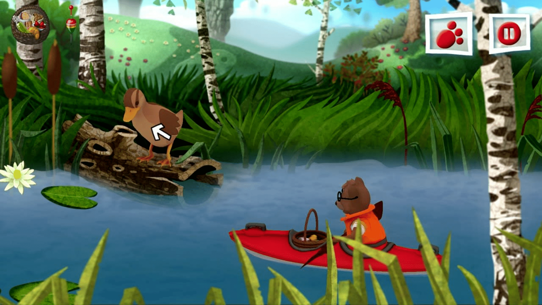 Teddy the Wanderer: Kayaking screenshot