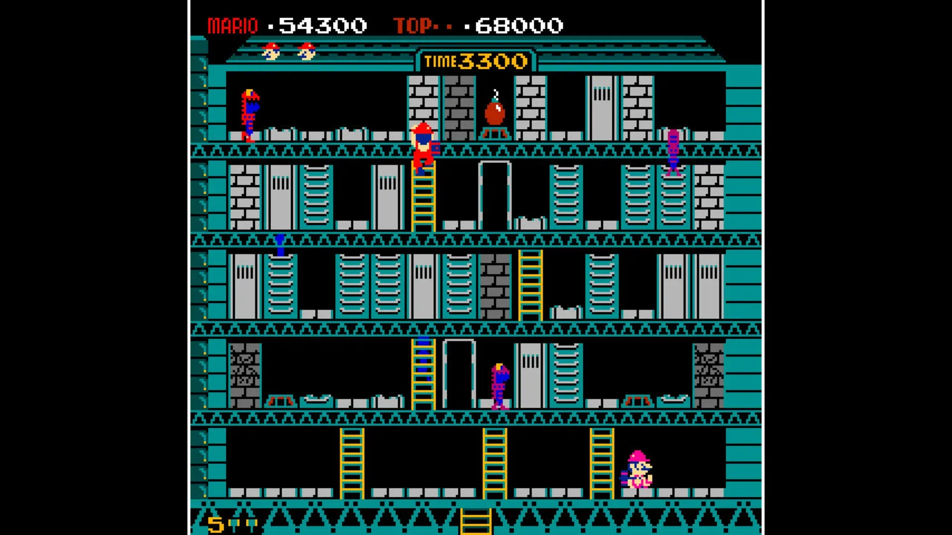 Captura de pantalla - Arcade Archives: Vs. Wrecking Crew